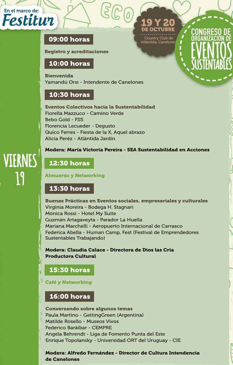 Festitur Agenda Congreso Eventos