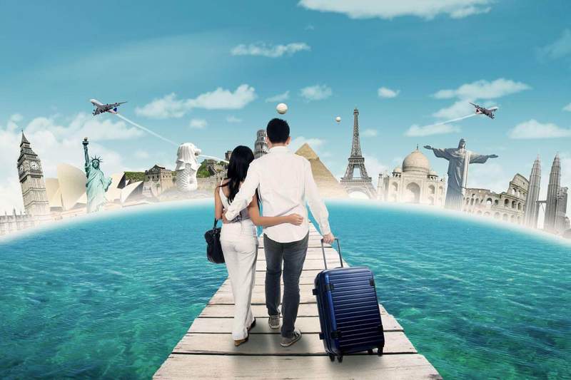 pareja viajes