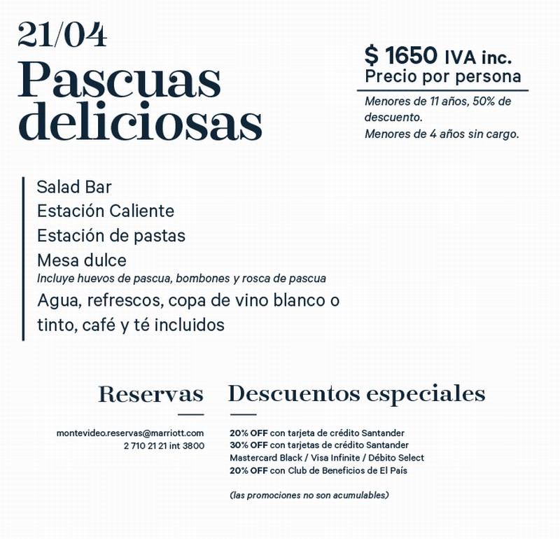 sheraton pascuas