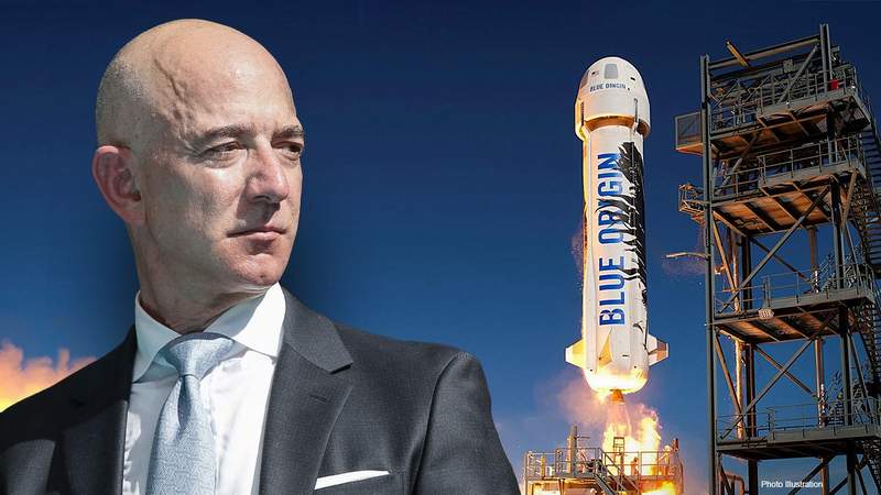 Bezos Blue Origin launch