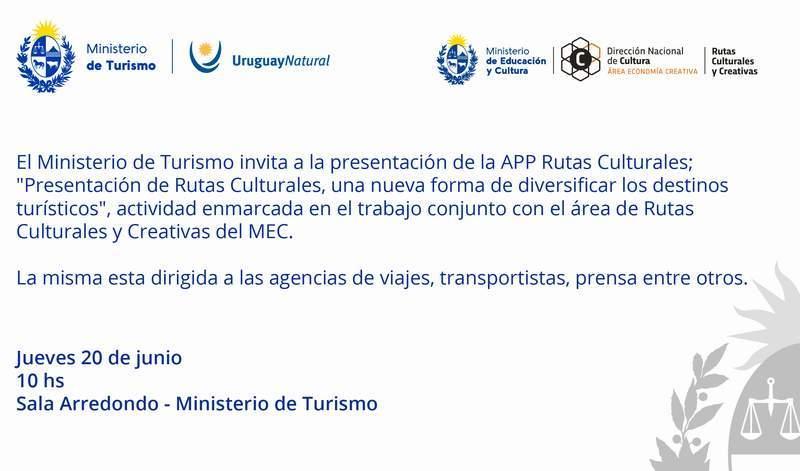 Mintur nvitacion rutas culturales