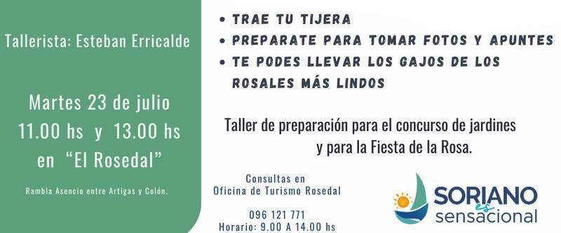 Taller de poda de rosales