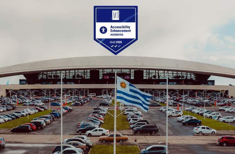 Aeropuerto de Carrasco avanza en accesibilidad con nueva certificación internacional